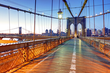 Fototapeta premium Brooklyn Bridge, New York City, USA
