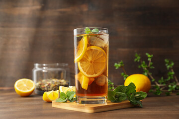 Ice tea - drink for refreshing in hot summer weather