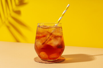 Ice tea - drink for refreshing in hot summer weather