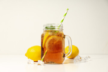 Ice tea - drink for refreshing in hot summer weather