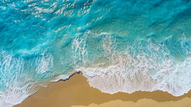 Aerial view of water surface