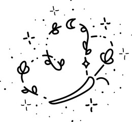 Butterfly Line Art
