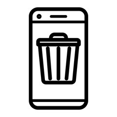 mobile bin icon