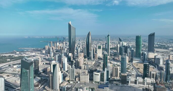 Kuwait City from the sky 