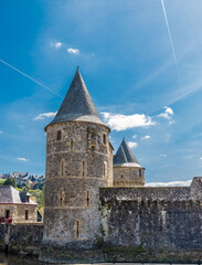 old castle in the village