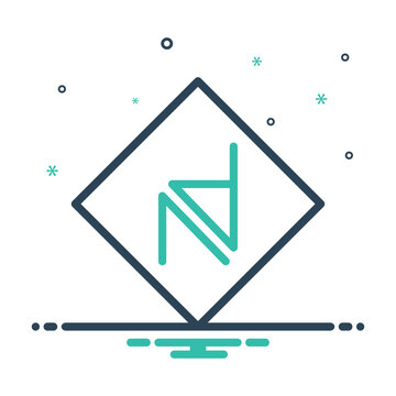 recommend clip art: Mix icon for nd letter 