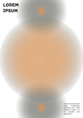 Vector Gradient Colorful Cover. Holographic Abstract Background Poster Design Template.