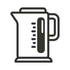 Electric kettle vector. Teapot icon vector illustration