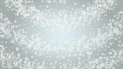 Vector Merry Christmas and New Year Card Collection with Magical Bokeh Lights Sparkle Confetti. Shiny Glitter Christmas Party Collection. Winter Sparkle Snowfall Design for Your Holiday's Web Page.