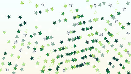Realistic Background with Confetti of Stars Glitter Particles. Sparkle Lights Texture. Celebration pattern. Light Spots. Explosion of Confetti. Glitter Vector Illustration. Design for Poster.