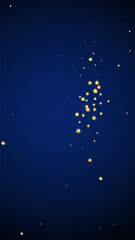 Obraz na płótnie Canvas Magic stars vector overlay. Gold stars scattered