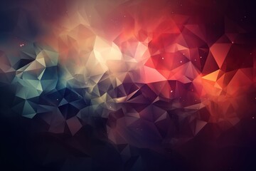 colorful abstract polygonal background -Ai