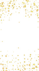 Magic stars vector overlay.  Gold stars scattered