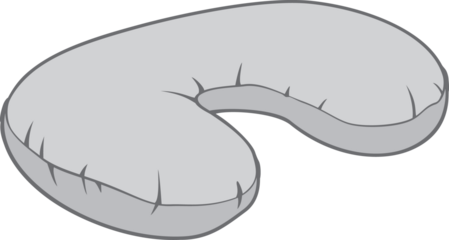 Neck pillow PNG illustration