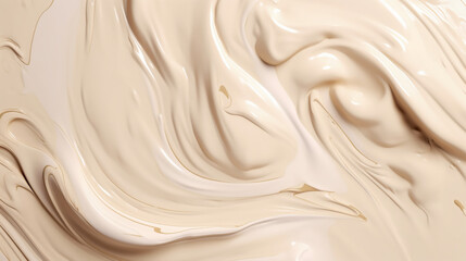 Makeup cream texture as a background