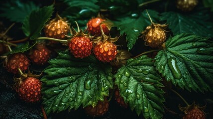 several types of berries