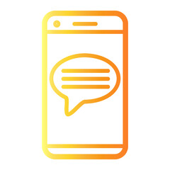 mobile chat icon