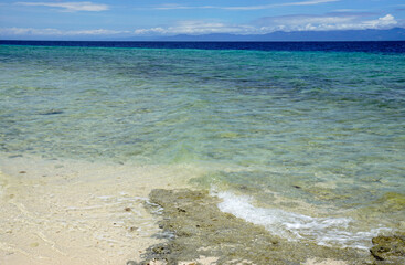 Fototapeta na wymiar scenic coast of cebu island on the philippines