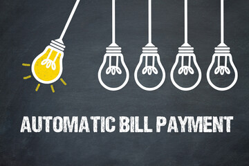 Fototapeta premium Automatic Bill Payment 