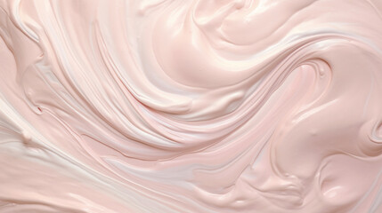 Berry ice cream in pink pastel colors as background texture