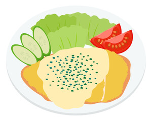 チキン南蛮のイラスト