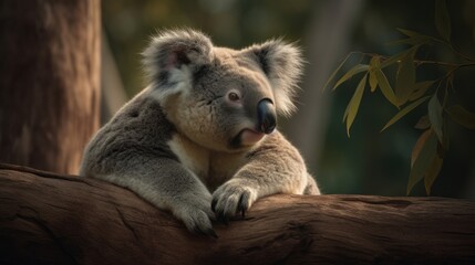 Dreamy Koala: Irresistible Cuteness - AI Generated Generative AI