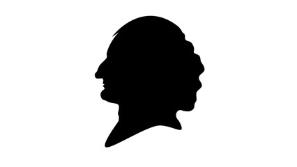 Nicolaus Copernicus silhouette