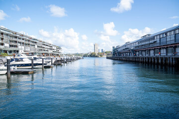 Obraz premium boats in the harbor