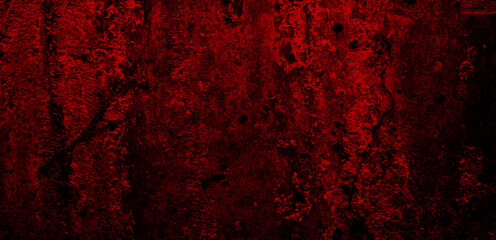 Red and dark concrete wall and floor with backdrop, used for display screen backdrop.