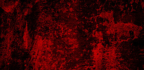 Red and dark concrete wall and floor with backdrop, used for display screen backdrop.