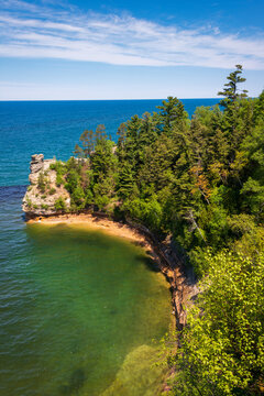Miners Castle at Pictured Rocks National Lakeshore in Michigan