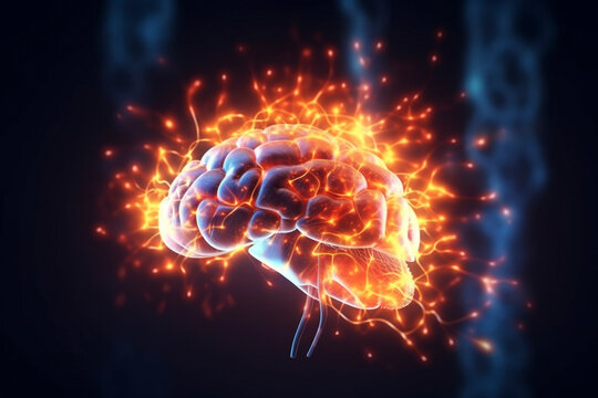 Hyper-Detailed Brain Activity - Generative Ai