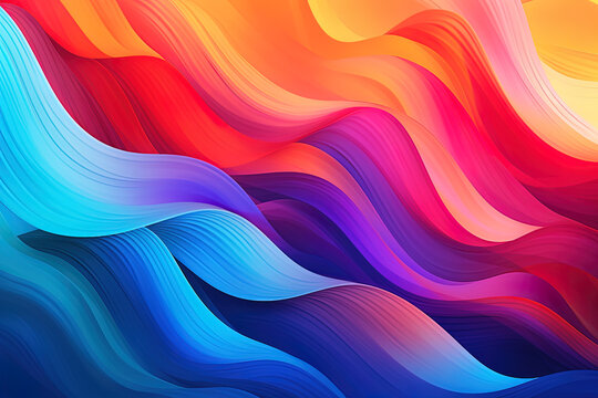 Colorful abstract background, Ai generated © NEXTUZ