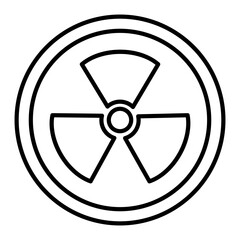 Naklejka premium radiation