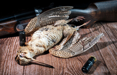 still life with woodcock