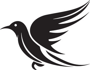 Bird head logo icon, bird vector Illustration, on a isolated background, SVG