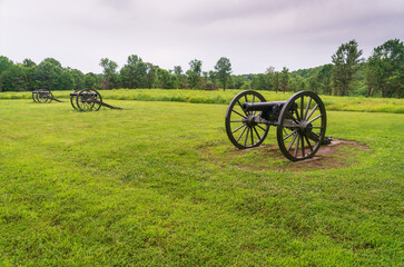 Three Cannons at Wilson's Creek National Battlefield