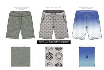 MEN ALL OVER PRINTED SHORTS