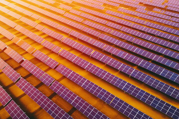 Generative ai photovoltaic solar panel station.