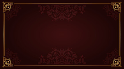 gold vintage frame border ornament