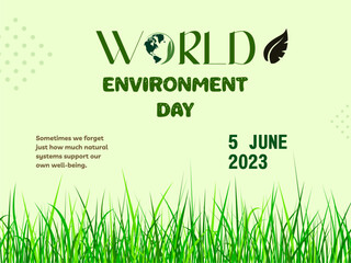 World Environment Day 2023 Design PSD template
