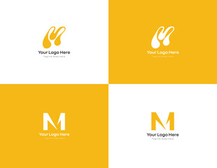 M letter logo for companies with names starting with the initial M