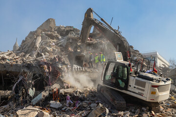 Turkey Earthquake Debris Kahramanmaras City