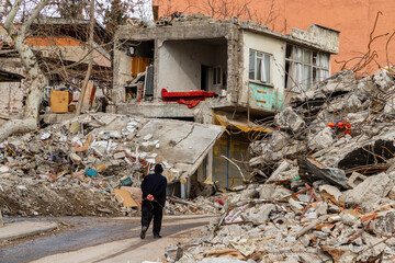 Turkey Earthquake Debris Kahramanmaras City