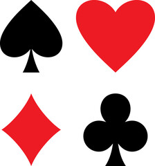 Decorative card symbols PNG illustration