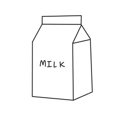 Milk Drink Food Health Dairy Hand drawn Doodle