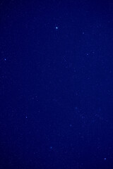 Constellations and various star clusters photographed with wide angle lens.