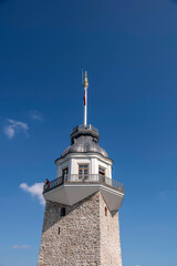 Obraz premium Maiden's Tower after the Restoration. Also known as Leander's Tower. The restoration of Maiden's Tower was completed in 2023 and opened for revisit.