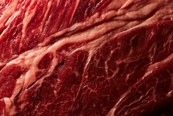 Marble meat beef steak texture close up background