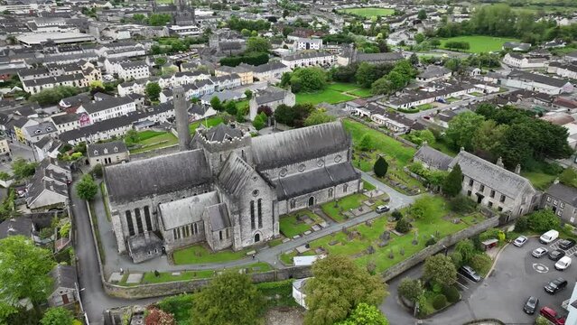 St. Canice's Cathedral and Round Tower 4k